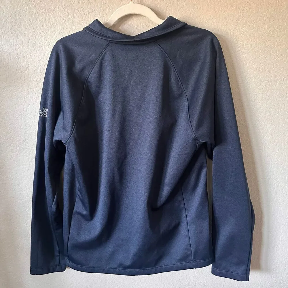 The North Face Mens Full Zip Jacket Navy Blue Size M Company Logo Gorpcore
